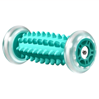 麥克健身 狼牙按摩滾輪, 適用跑步/跳繩/舞蹈瑜伽族群, 足弓按摩, 舒緩筋膜痠痛, 綠色, 不適用, 1個