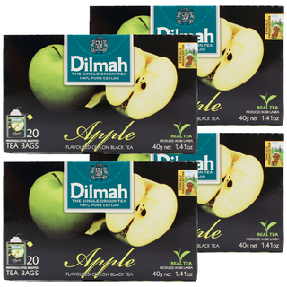 Dilmah 帝瑪 蘋果紅茶, 2g, 20包, 4盒
