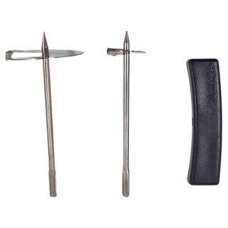 triangle 三角牌 德國不鏽鋼裝飾捲線器, 1組, 銀色+黑色