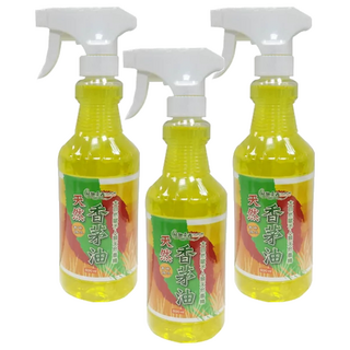 植物主義 香茅油, 消除異味，氣味芳香, 500ml, 3瓶