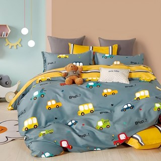 LAMINA 樂米娜 快樂旅途 兩用被套床包組