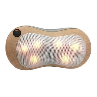 CONCERN 康生健康科技 4D摩力寶貝溫熱揉捏按摩枕, 模擬真人按摩手法, 安全溫控, 15分鐘定時, 雙向來回擺動, CON-1288, 鴛鴦奶茶