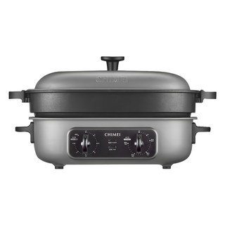 CHIMEI 奇美家電 多功能蒸烤盤，一機三用，烤、煮、章魚燒，分離式設計，不沾鍋材質, HP-13BT1K
