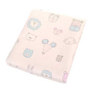 Wonabang 動物印花防水保潔墊 藍色 正面100%棉 背面100%聚氨酯, 62 x 85cm, 1個