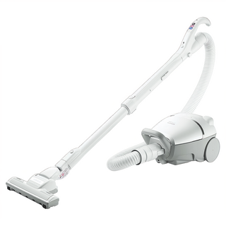 HITACHI 日立日本原裝紙袋型吸塵器, 氣動式螺旋軟毛刷，清潔更徹底，吸頭一鍵拆卸，操作簡便，垃圾清除指示燈, CV-KV70GT, 白色
