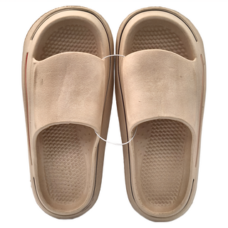 潮流時尚防滑減震耐磨休閒透氣涼拖鞋, 杏色EVA拖鞋, 40~41, 杏色