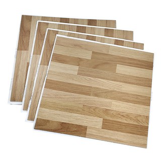 鴻民家飾 超耐磨自黏木紋地板貼 台灣製造 免刷膠 PVC地貼 0.5坪/箱, 1入