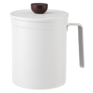 comet Kitchen 不鏽鋼廚餘桶, 象牙白, 1個