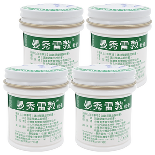 MENTHOLATUM 曼秀雷敦 軟膏, 4罐, 35g