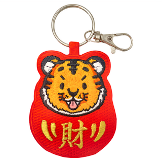 Hi 你好 刺繡鑰匙圈, 財神虎, 1件