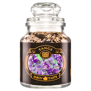 FANGS 方氏 薰衣草茶 法國薰衣草+斯里蘭卡紅茶, 60g, 1罐, 1瓶
