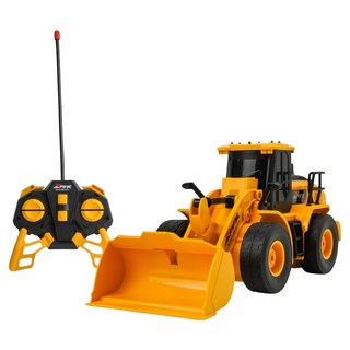 1:24五通道遙控工程車 + USB3.7V 充電電池 + 遙控器, 推土機, 1盒