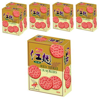 福義軒 紅麴薄餅, 220g, 奶素, 6盒
