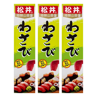 松井 特殊山葵醬，沾食壽司等日式料理, 43g, 3盒
