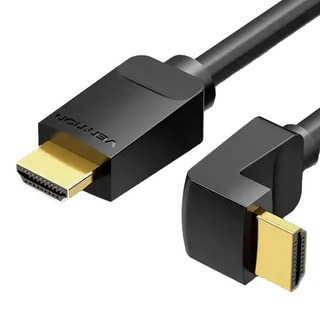 VEnTIOn 威迅 AAR系列 HDMI 彎直頭電纜線 HDMI2.0 鍍金接口 PVC線身, 3m, 1條