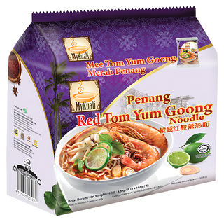MyKuali 檳城 紅酸辣湯麵, 4包