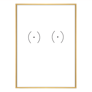 No bra! No.4, 70 x 50cm, 木色