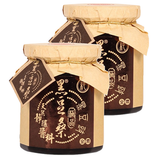 黑豆桑 極品純黑豆豉, 成分單純, 無防腐劑, 無香料, 古法釀造, 安心無毒, 300g, 2罐