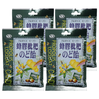 綠得 蜂膠枇杷喉糖 舒緩喉嚨不適, 100g, 4袋