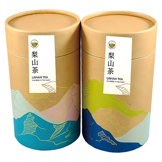 龍源茶品 鑫龍源 茶山漫遊梨山高山茶葉禮盒 附提袋, 茶葉150g 2罐, 1盒