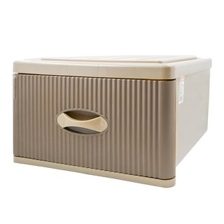 KEYWAY 聯府 XL風尚抽屜整理箱 26L 475 x 400 x 250mm, 咖啡色, 1個