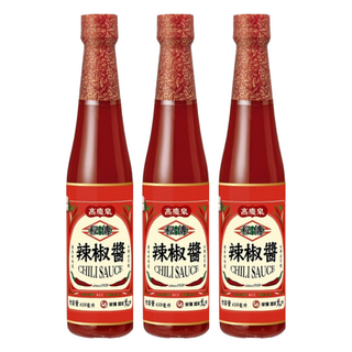 高慶泉 秘傳辣椒醬，80年好滋味，拌飯/拌麵/沾醬, 410ml, 3瓶