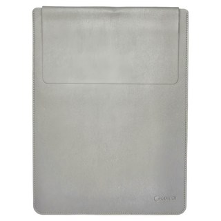 COTECi 筆電PU內膽包 通用款(14-16")，柔軟皮革袋身，防止刮花筆電, 灰色, 14~16(37 x 28cm), 1個