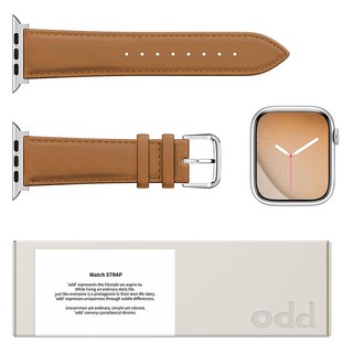 Awesome Design Ode 牛皮 Apple Watch 錶帶 M, 1個, 琥珀棕