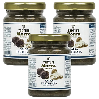 TARTUFI Morra 阿爾巴松露世家 夏季松露蘑菇醬, 含松露8%, 義大利原裝進口, 80g, 3罐