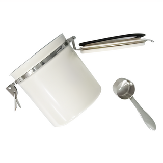 FANCY LIFE 咖啡豆密封罐 1.5L 白色, 1個