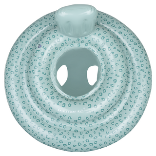 SWIM ESSENTIALS 荷蘭嬰幼兒充氣坐式泳圈, Green Leopard 綠色小花豹, 1個