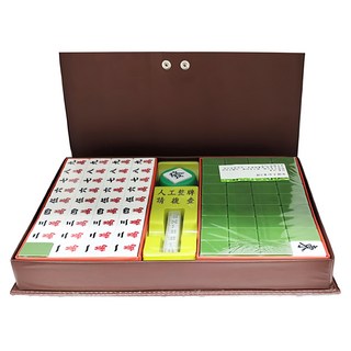 金賭王加重34M麻將, 1盒, White, Red, Green