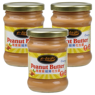 e-taste 易食客 細滑花生醬 227g, 3罐