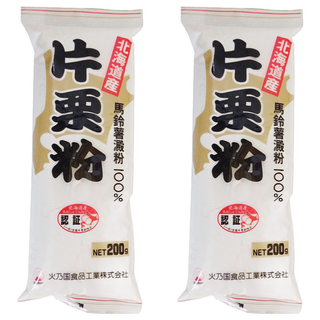 hinokuni 火乃國食品 北海道片栗粉, 馬鈴薯澱粉 100%, 200g, 2包