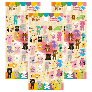 Petit 貼紙套裝, 可愛小熊主題, DA5103C, 1組