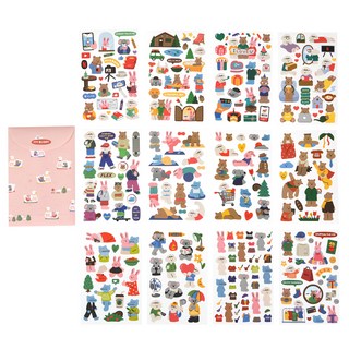 Dailylike My Buddy 12款貼紙組, 貼紙組, 1組