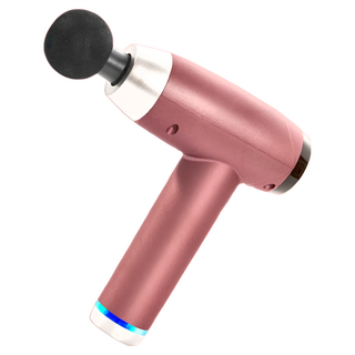 旗艦款52檔數顯按摩槍, 配備10件按摩頭, USB充電, 輕量化設計, K6, 玫瑰金