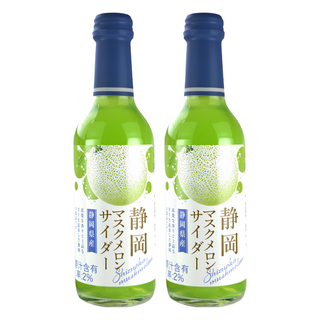 木村飲料 靜岡麝香哈密瓜風味汽水, 240ml, 2瓶