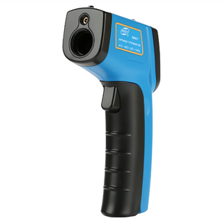 BENETECH 紅外線測溫槍 GM321 電子溫度計 非接觸式快速測溫 適用於廚房、工業、居家, 藍色 + 黑色, 1個