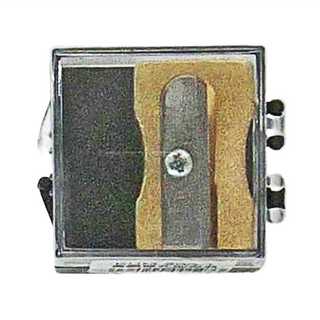 KUM 庫姆 德國製 黃銅單孔削筆器 KUM300-1, 黃銅色, 1個