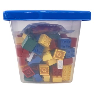 PLAYFUL TOYS 頑玩具 四方桶裝積木168片, 1.5kg, 1盒