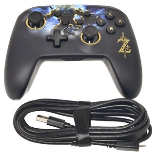PowerA 藍芽5.0無線遊戲 限量款 林克 VS 人馬萊尼爾 Nintendo Switch 增強手把, 1個