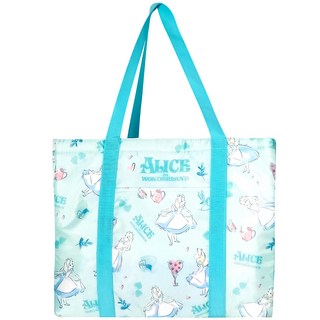 Disney 迪士尼 可折疊露營保冷束口野餐袋 37 x 30 x 24cm, 愛麗絲, 26.64L