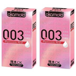 Okamoto 岡本 003 HA玻尿酸衛生套, 6入, 2盒