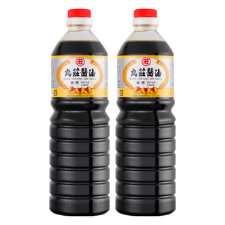 丸莊醬油 銀標調合醬油, 1L, 2瓶