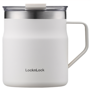 LocknLock 樂扣樂扣 都會馬克咖啡杯 355ml, 石灰白, 1個