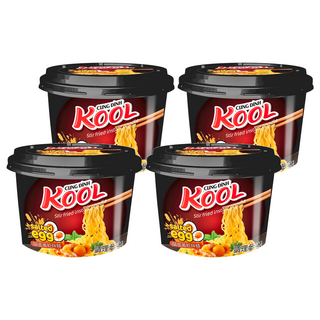 CUNG DINH KOOL 鹹蛋黃乾拌碗麵，原味鹹香，方便美味, 4入