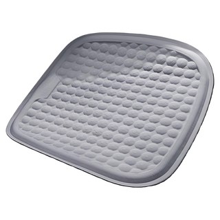 透氣3D涼感凝膠坐墊, 弧形灰色