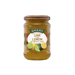 MACKAYS 梅凱 萊姆檸檬果醬 含有豐富果皮和果肉 英國古法製作 適合全素食者享用, 340g, 1罐