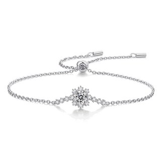 CF Diamond 莫桑鑽 D色FL淨度3EX切工 八心八箭S925純銀